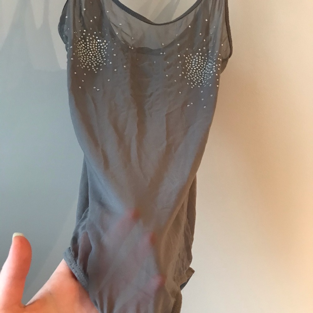 Zara sheer sparkle bodysuit - Picture 2 of 4